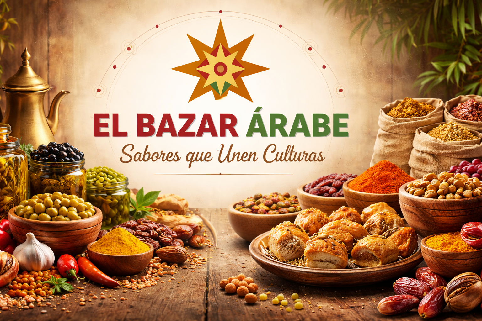 Productos árabes: especias, dátiles, aceitunas y alimentos del Medio Oriente en Bolivia